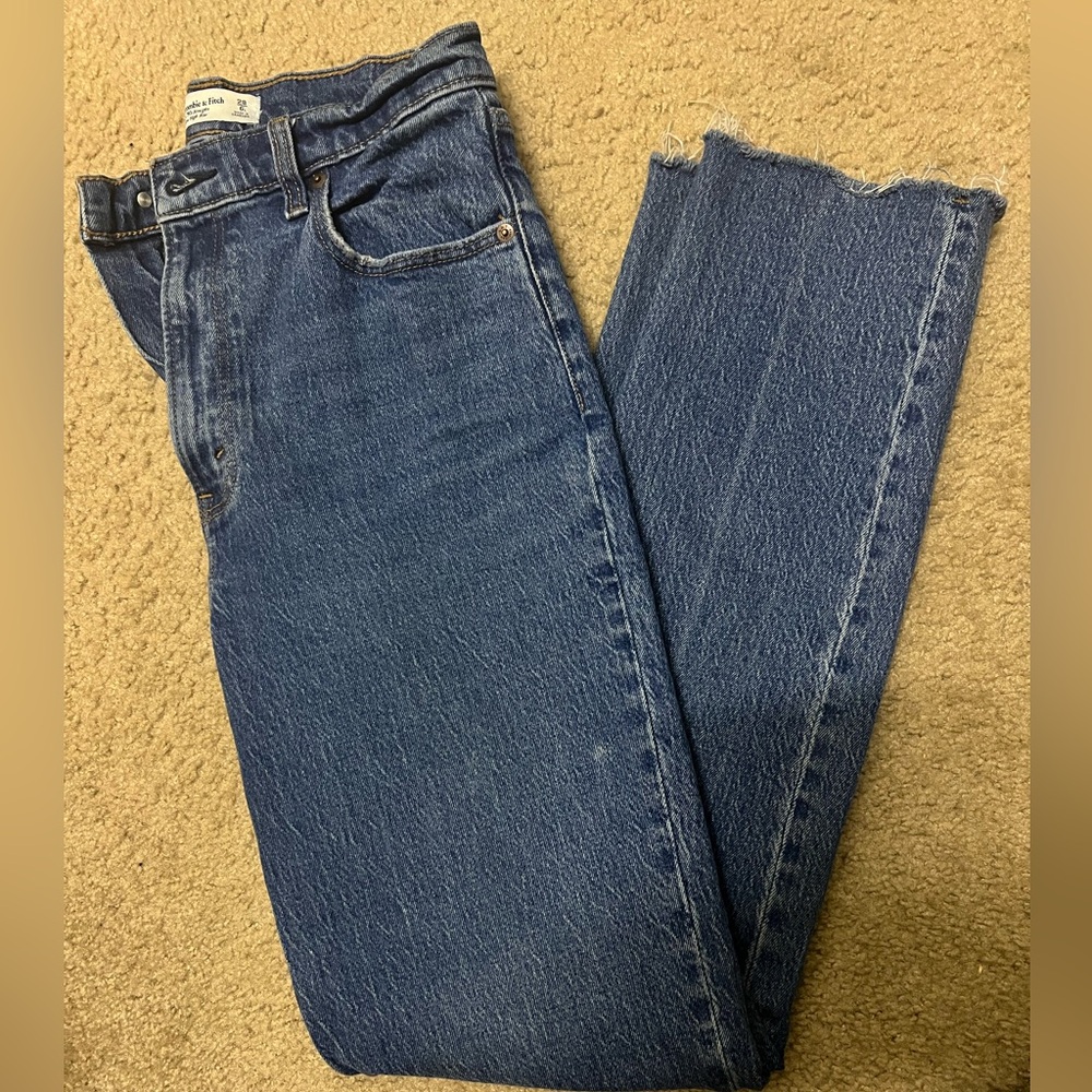 Abercrombie & Fitch 90s Straight Ultra High Rise